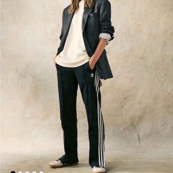 adidas Pants - Adidas Classic Firebird Black Track Pant